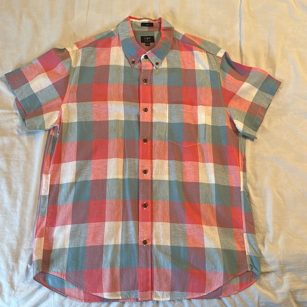 J.Crew short sleeve casual shirt